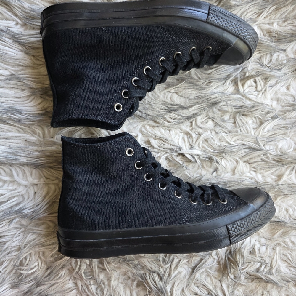 Converse Chuck Taylor All Star 70 Black High-Top Sneakers, Unisex Sizing - Picture 7 of 11